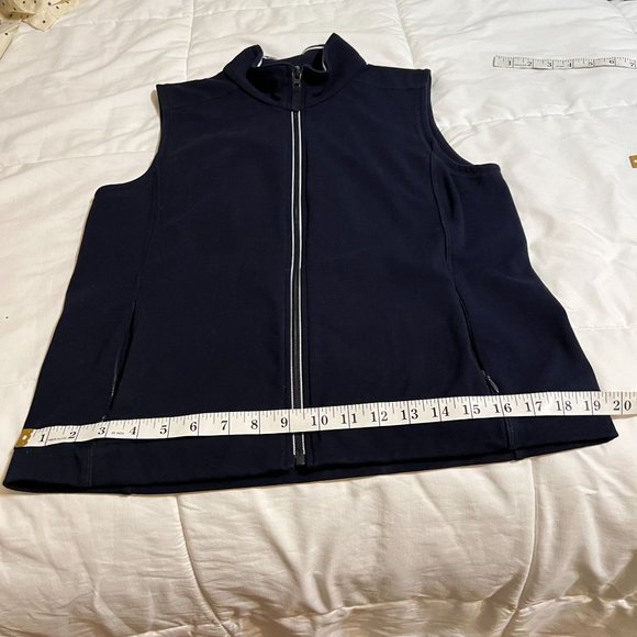 Talbots womens athletic vest , navy blue, size Mp - Picture 6 of 12
